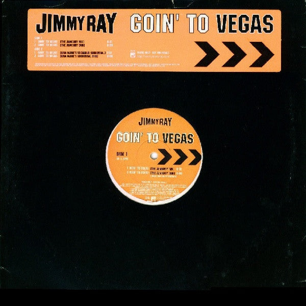 Jimmy Ray - Goin' To Vegas - Used Vinyl Record 12"