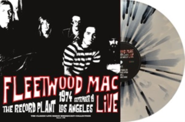 FLEETWOOD MAC - Live At The Record Plant 1974 (White/Black Splatter Vi