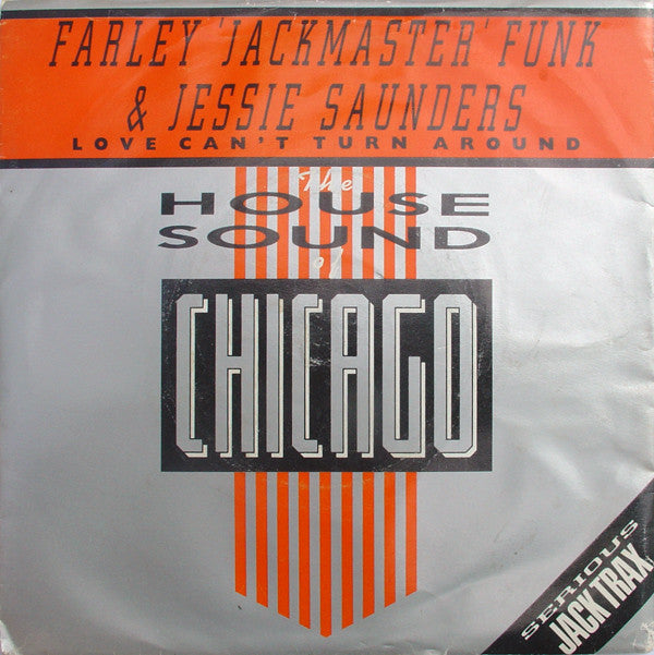 Farley "Jackmaster" - Love Can't Turn Around - Used Vinyl Record 7"