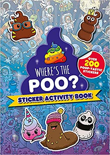 Alex Hunter - Where's the Poo? Sticker Activity Book - New Paperba