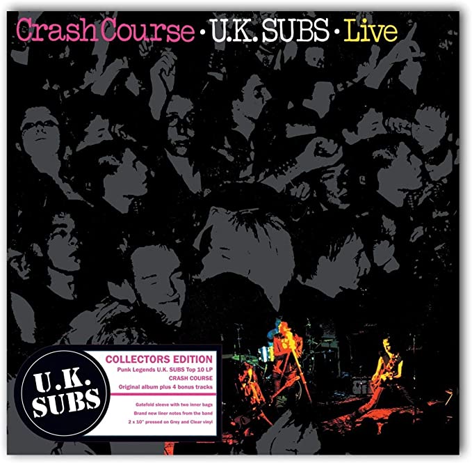 UK SUBS - CRASH COURSE - Vinyl Record (10") (Coloured Vinyl)