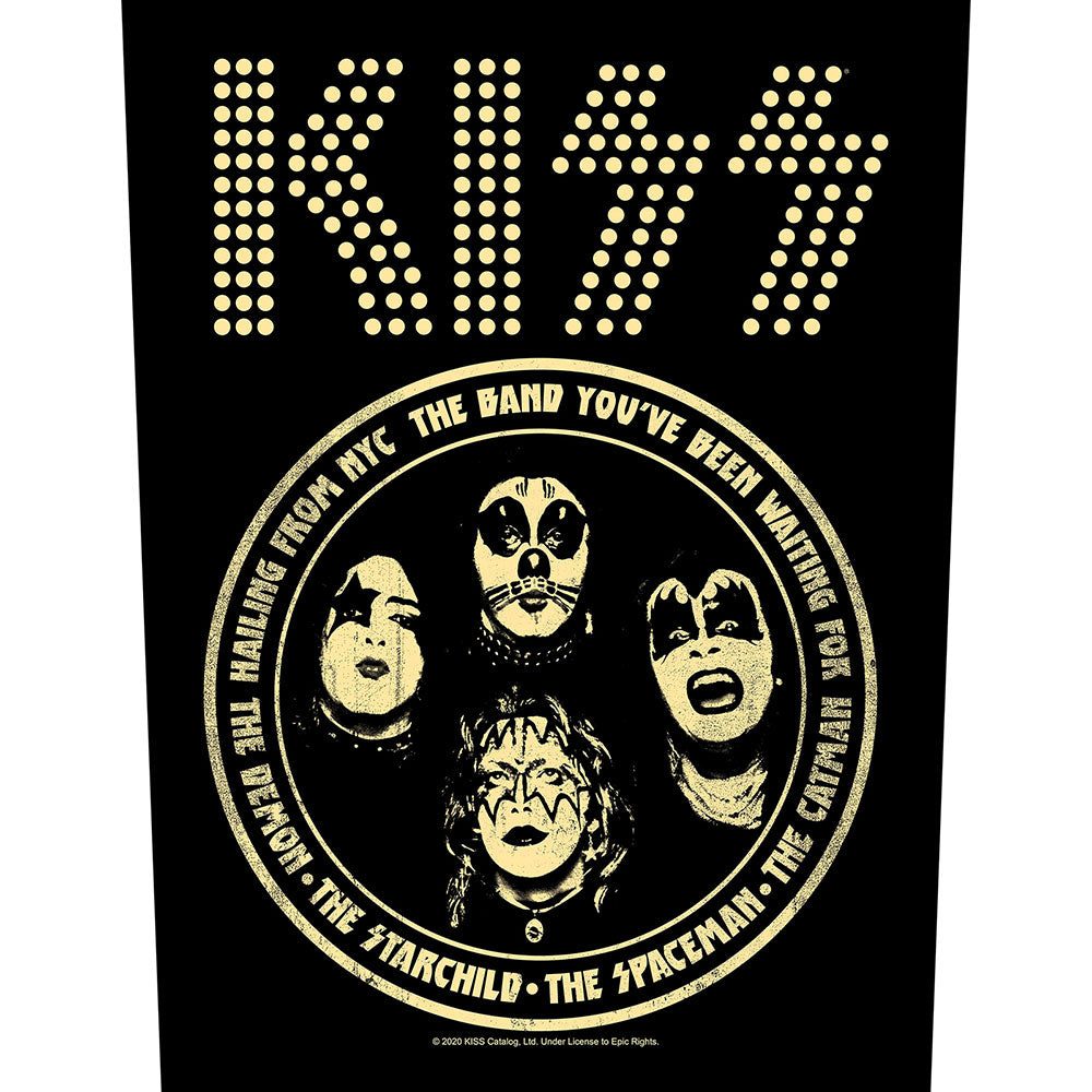 KISS - HAILING FROM NYC (BACKPATCH) - Patch - PHD