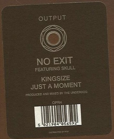 No Exit - Kingsize / Just A Moment - Used Vinyl Record 10"
