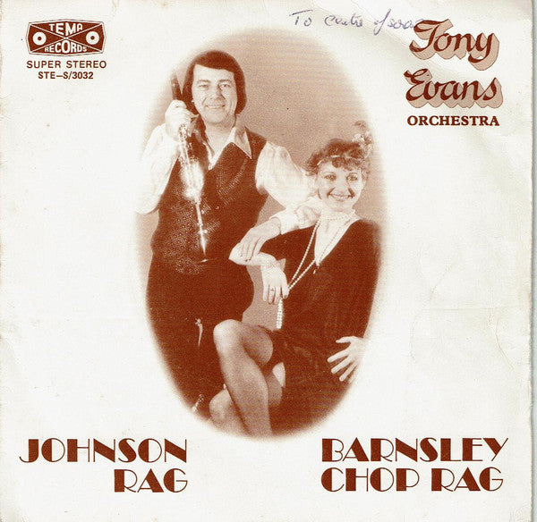 Tony Evans And His O - Johnson Rag / Barnsley Chop Rag - Used Vinyl R
