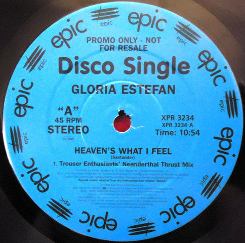 Gloria Estefan - Heaven's What I Feel - Used Vinyl Record 12"