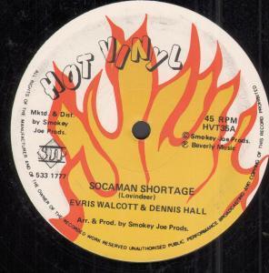 Evris Walcott - Socaman Shortage - Used Vinyl Record 12"