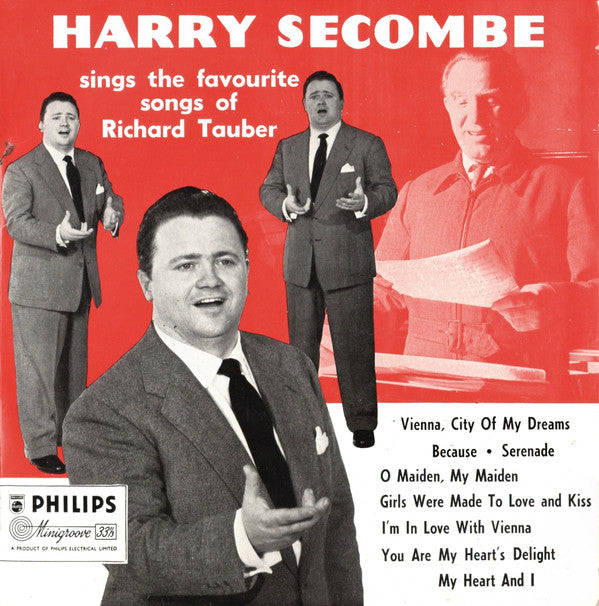 Harry Secombe - Sings The Favourite Songs Of Richard Tauber - Used V