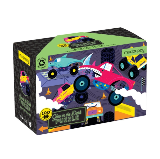 Illustrated By Alexa - Monster Trucks 100 Piece Glow in the Dark Puzzl