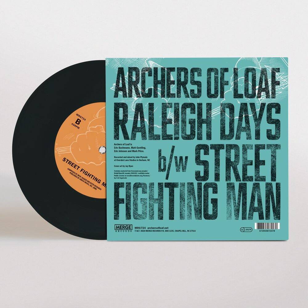 ARCHERS OF LOAF - RALEIGH DAYS B/W "STREET FIGHTING MAN" - Vinyl Rec