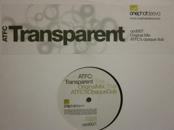 ATFC - Transparent - Used Vinyl Record 12"