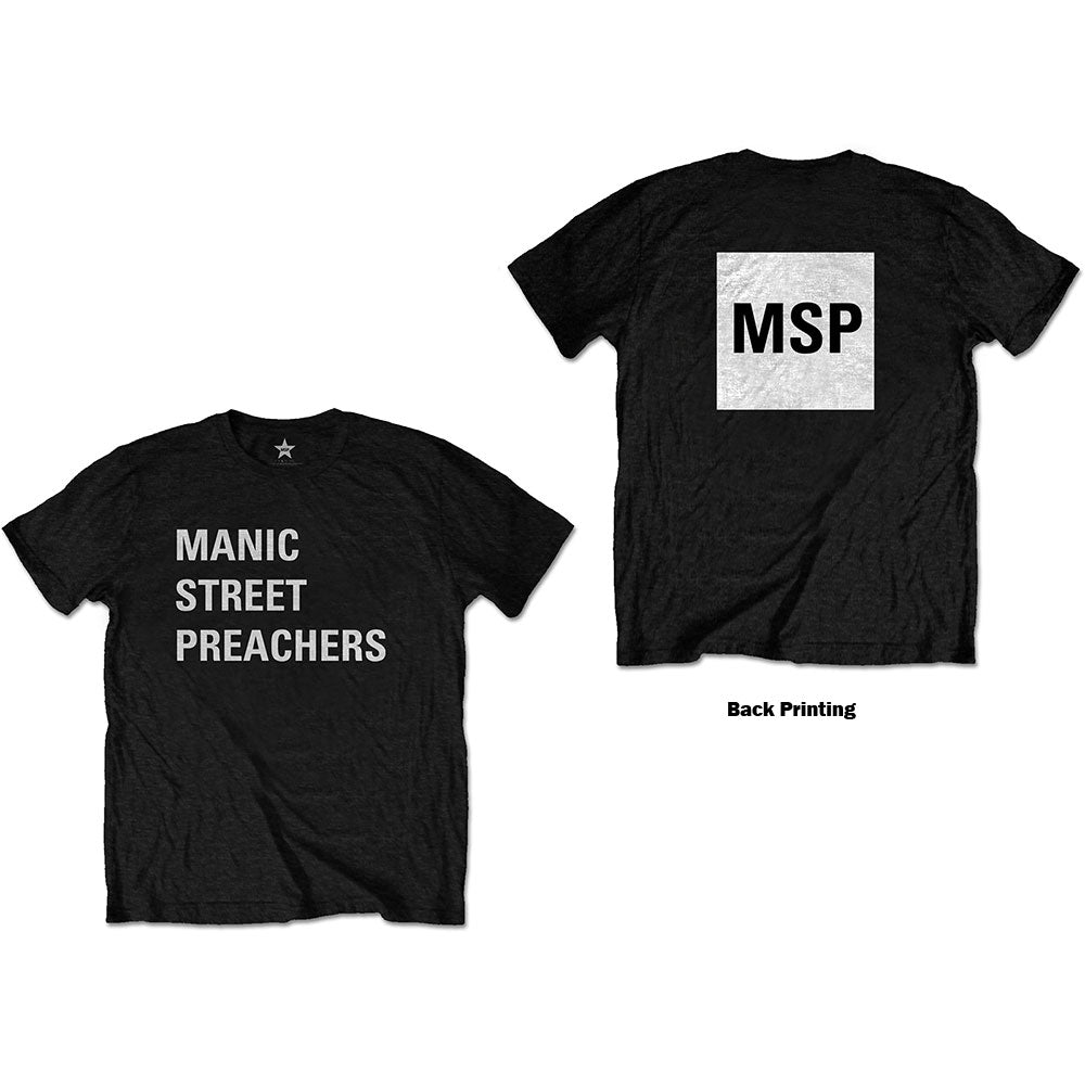 Manic Street Preache - tshirt - Unisex - Short Sleeves - Large