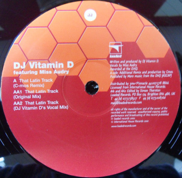 DJ Vitamin D - That Latin Track - Used Vinyl Record 12"