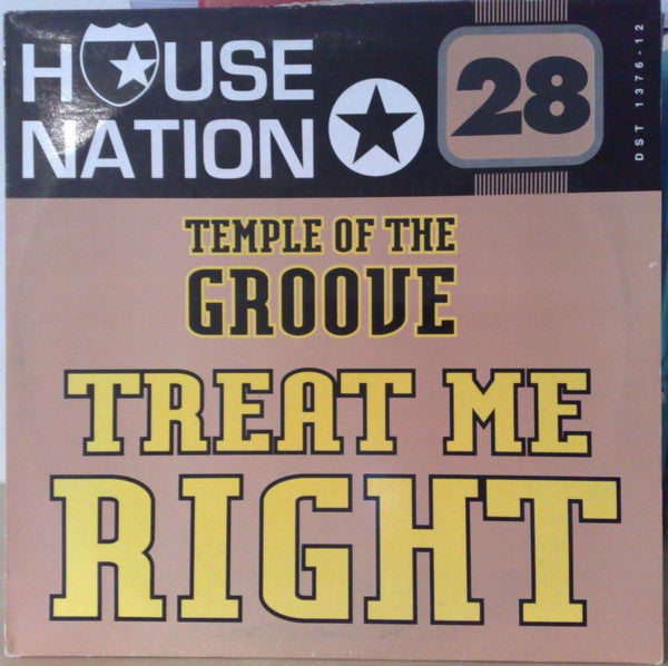 Temple Of The Groove - Treat Me Right - Used Vinyl Record 12"