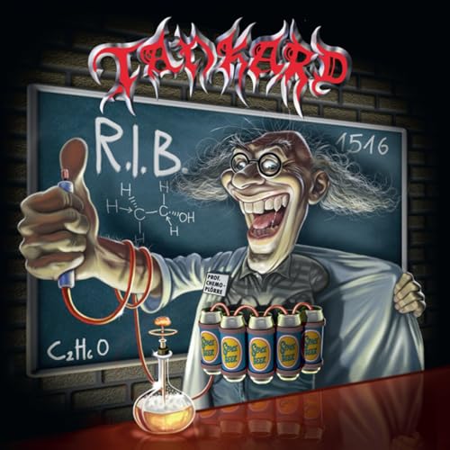 TANKARD - R.I.B. (RED/WHITE/BLACK SPLATTER VINYL) (2LP) - Vinyl Record