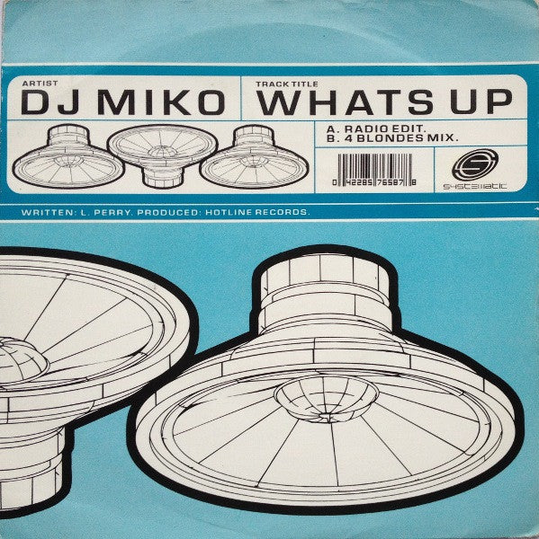 DJ Miko - What's Up - Used Vinyl Record 7"