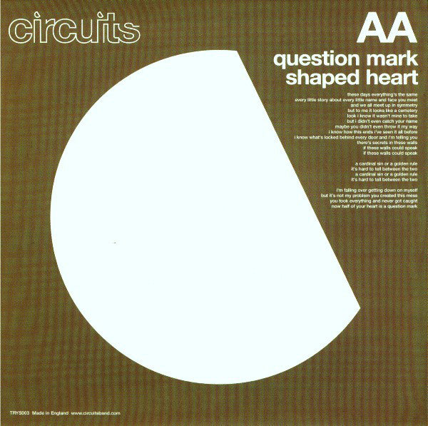 Circuits - Say No Say Yeah - Used Vinyl Record 7"