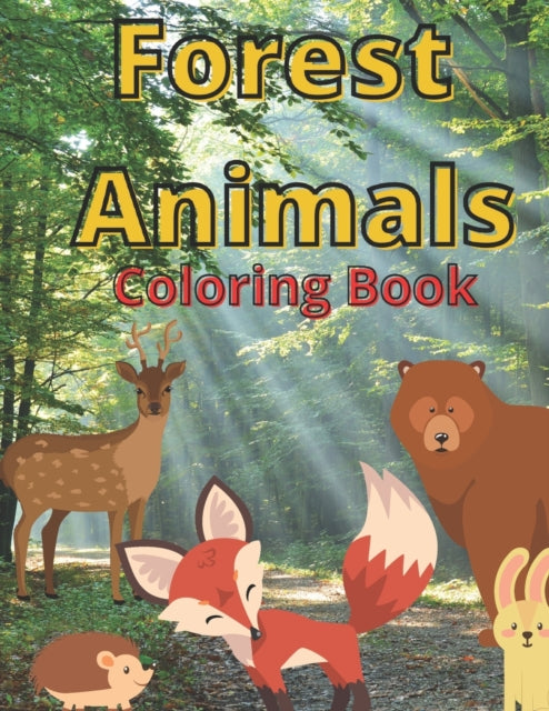 Quattro - Forest Animals Coloring Book For Children Learn At Home Pic