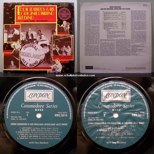 Original Dixieland J - Eddie Edwards With - Used Vinyl Record