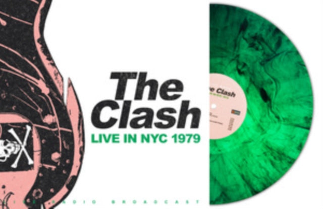 CLASH - Live In NYC 1979 (Green Marble Vinyl) - Vinyl Record