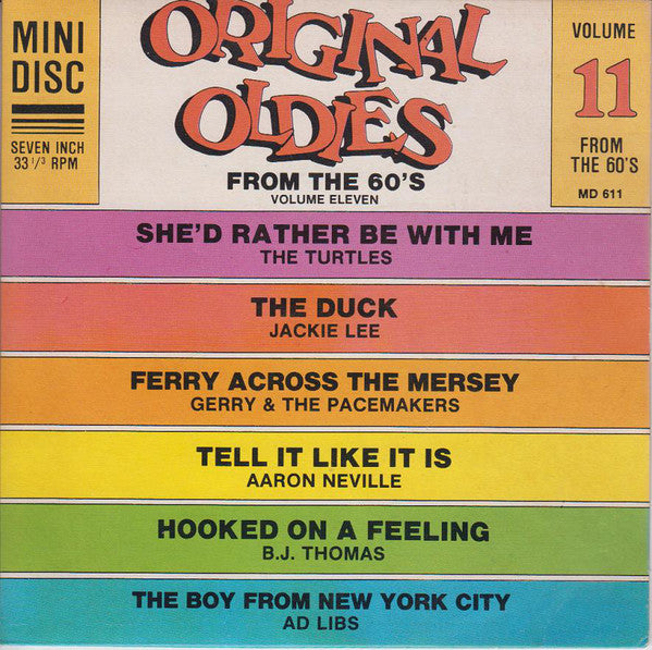 Various - Original Oldies From The 60's (Volume 11) - Used Vinyl Rec
