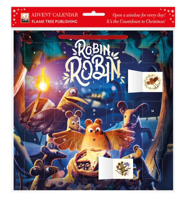 Aardman: Robin Robin Advent Calendar (with stickers) - New Calendar