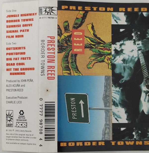 Preston Reed - Border Towns - Used Cassette