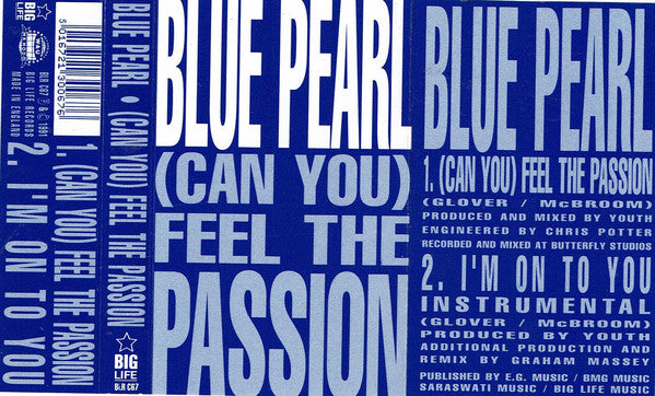 Blue Pearl - (Can You) Feel The Passion - Used Cassette