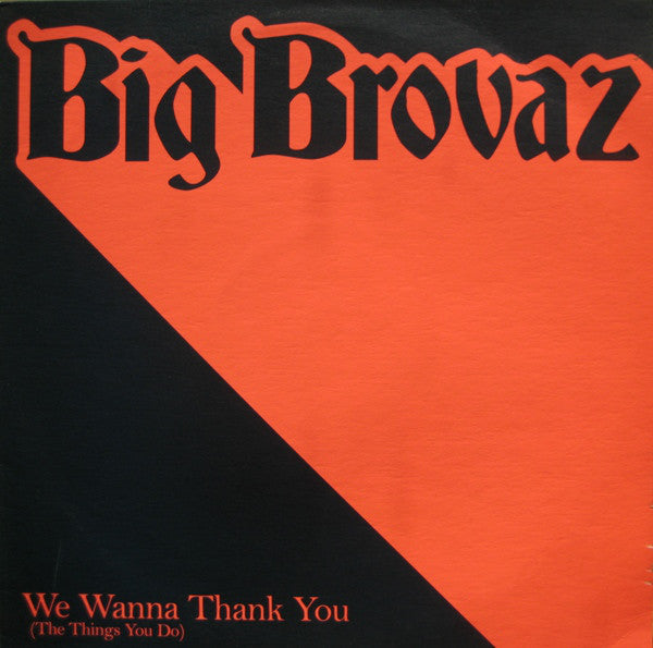 Big Brovaz - We Wanna Thank You (The Things You Do) - Used Vinyl Reco
