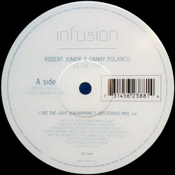 Robert Junior - See The Light - Used Vinyl Record 12"