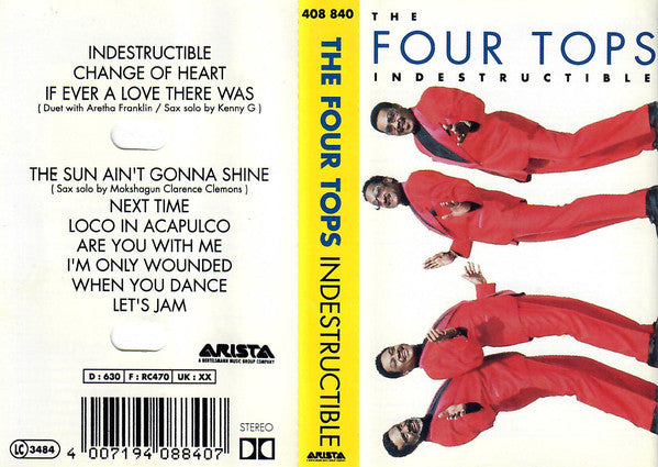 Four Tops - Indestructible - Used Cassette