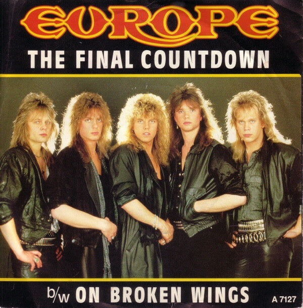 Europe - Final Countdown - Used Vinyl Record 7"