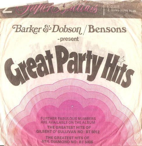 Gilbert O'Sullivan - 2 Super Ballads / Great Party Hits - Used Vinyl