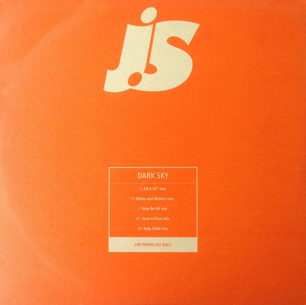 Jimmy Somerville - Dark Sky - Used Vinyl Record 12"
