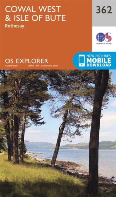 Ordnance Survey - Cowal West and Isle of Bute : 362 - New Sheet map