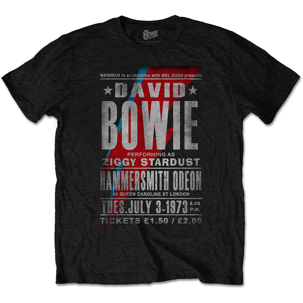 David Bowie - tshirt - Unisex - Short Sleeves - 2X-Large