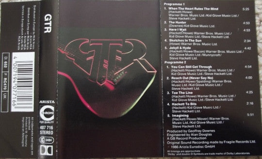 GTR - Used Cassette