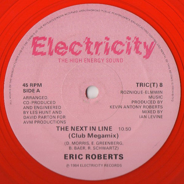 Eric Roberts - Next In Line - Used Vinyl Record 12"