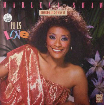 Marlena Shaw - It Is Love - Recorded Live On Vine St. - Used Vinyl Re