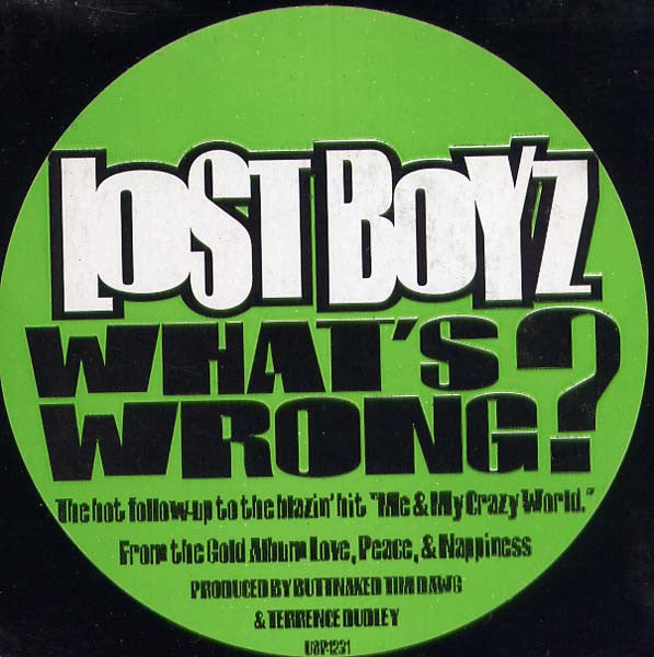 Lost Boyz - What's Wrong? - Used Vinyl Record 12"