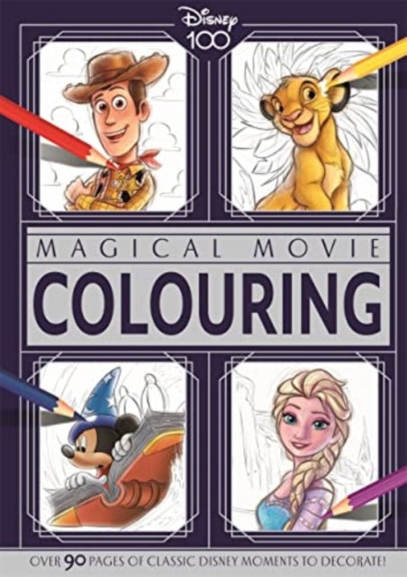 Walt Disney - Disney D100: Magical Movie Colouring - New Paperback