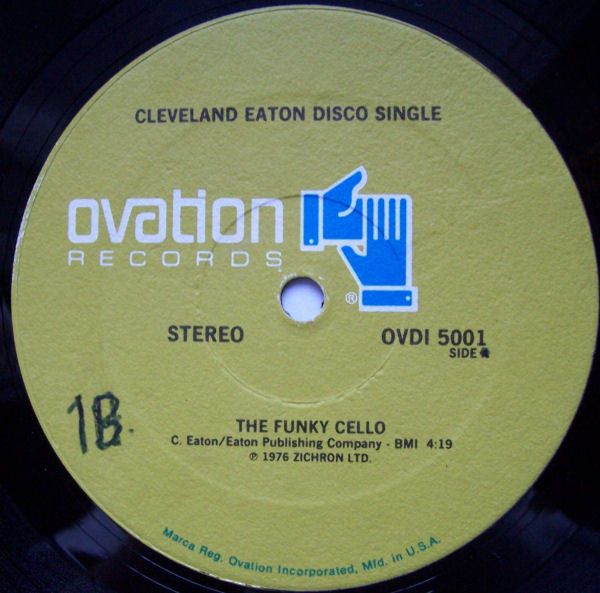 Cleveland Eaton - Funky Cello / Bama Boogie Woogie - Used Vinyl Recor