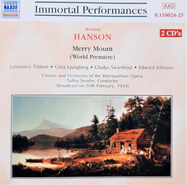 Howard Hanson - Merry Mount (World Premiere) - Used CD