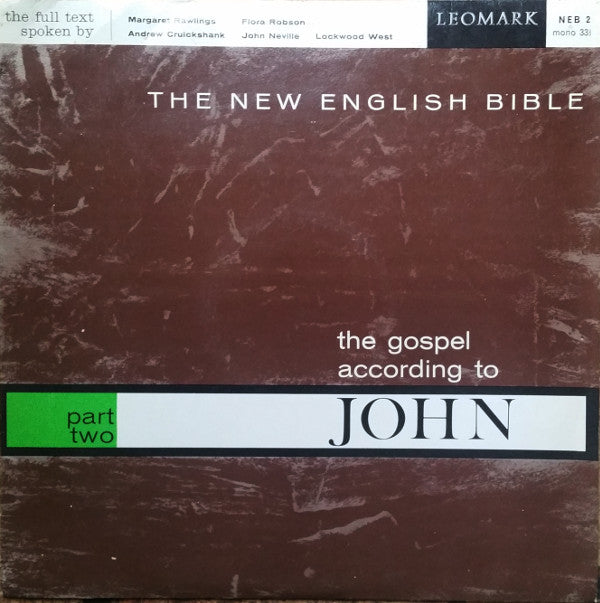 Margaret Rawlings - New English Bible The Gospel According To John Pa