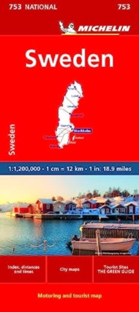 Michelin - Sweden - National Map 753 - New Sheet map