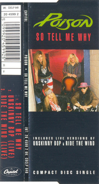 Poison - So Tell Me Why - Used CD