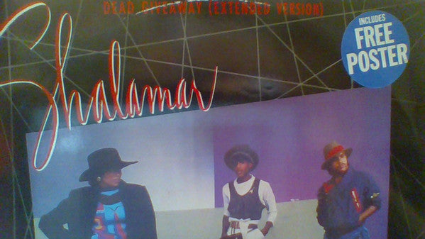 Shalamar - Dead Giveaway - Used Vinyl Record 12"