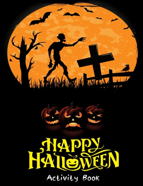 Press - Happy Halloween Activities Books Fun Activity Workbook for Ha