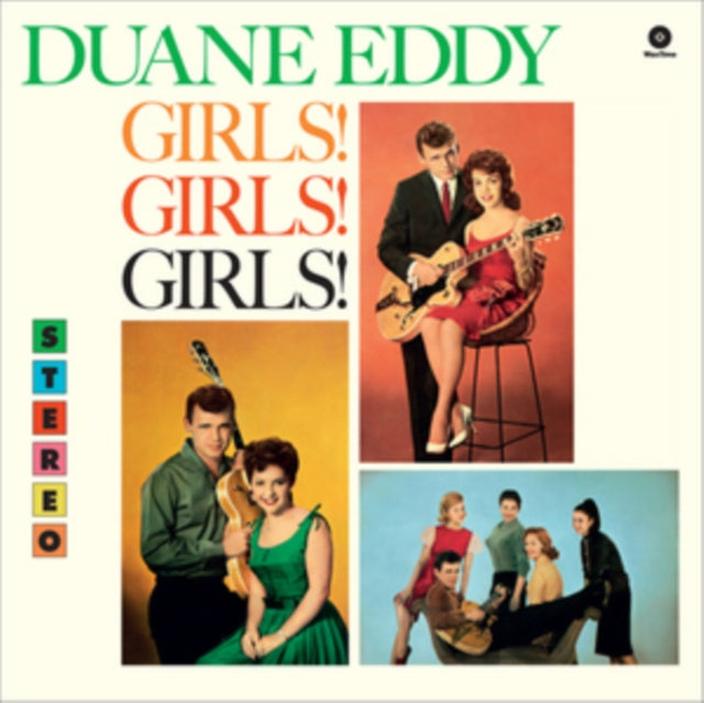 DUANE EDDY - GIRLS! GIRLS! GIRLS! & 2 BONUS - Vinyl Record