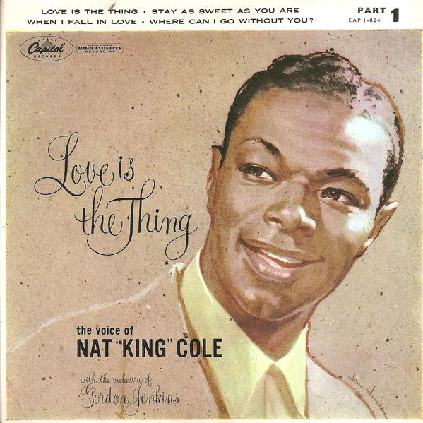 Nat King Cole - Love Is The Thing - Part 1 - Used Vinyl Record 7"