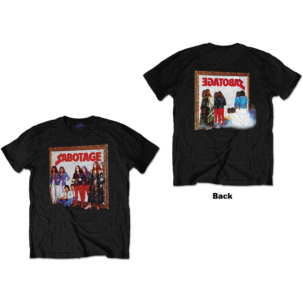 Black Sabbath - tshirt - Unisex - Short Sleeves - X-Large